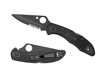 Spyderco Delica 4 C11PSBBK 71 gr, Back Lock, clip 4 posizioni, Made in Japan