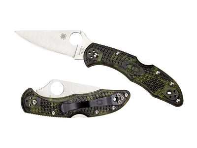 Spyderco Delica 4 C11ZFPGR 68 gr, Back Lock, clip 4 posizioni, Made in Japan