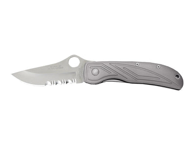 Spyderco Herbst C53S manico alluminio canali geometrici LinerLock perno eccentrico Peter Herbst
