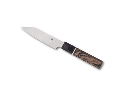 Spyderco Itamae Petty K15GPBNBK 11,7 cm Murray Carter guancette burl G-10 chef sushi qualità giapponese