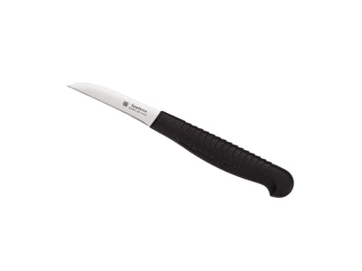 Spyderco Kitchen Classics K09PBK spelucchino 5,7 cm lama MBS-26 piatta manico polipropilene nero trama a gradini