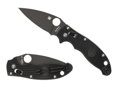 Spyderco Manix 2 FRCP Black Blade C101PBBK2 Ball Bearing Lock, totale 20,4 cm, Made in USA