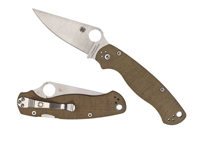 Spyderco Para Military 2 Cru-Wear Micarta Plain C81MPCW2 - foto 2