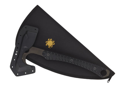 Spyderco WarriorHawk H03 lama D2 Carbon Steel 14,9 cm spessore 7,8 mm G-10 uso militare - dettaglio