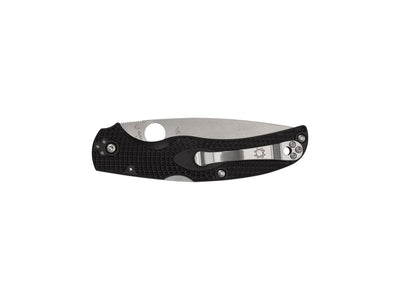 Spyderco Native Chief C244PSBK FRN Bi-Directional Texture lama CombinationEdge - dettaglio lama