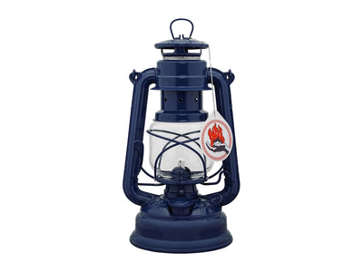 Feuerhand Hurricane Lanterna Baby Special 276 acciaio zincato blu cobalto