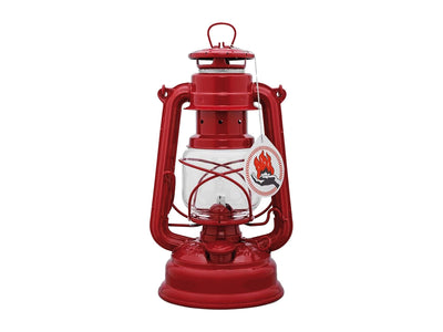 Feuerhand Hurricane Lanterna Baby Special 276 acciaio zincato rosso rubino