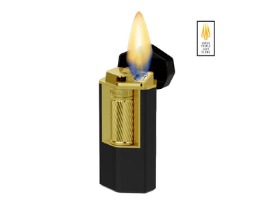 Xikar Accendisigari Meridian Triple Soft Flame (600BKGD) Black & Gold - foto 2