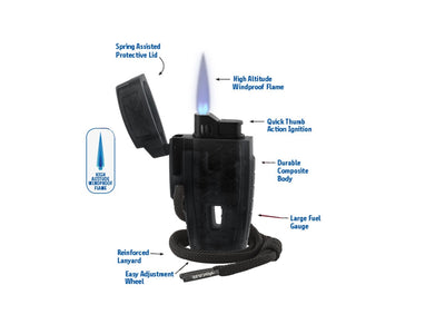 Xikar Accendisigari Stratosphere Ii Single (520BK) Black - foto 2