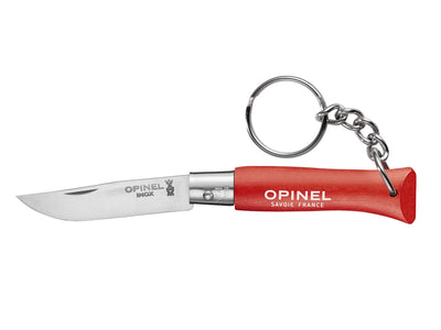 Opinel Tradizione N°04 Inox Portachiave "Rouge" (002055)