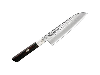 Mcusta Zanmai Supreme Hammered Santoku 7" Cm.18 ZSH2B-4003DH