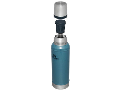Stanley Classic Legendary 950ml Hammertone Lake - tappo twist-and-pour isolato