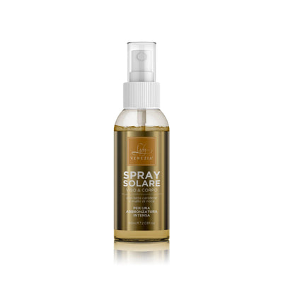 Spray Solare Viso & Corpo con Beta Carotene e Mallo di Noce 60 ml