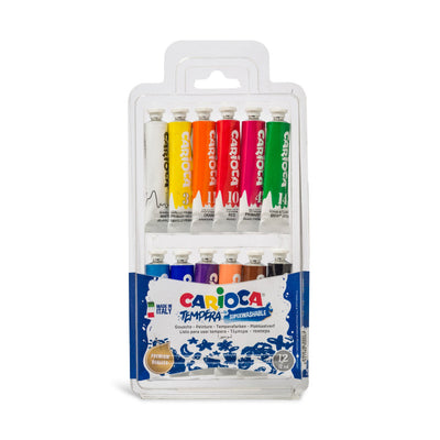 TEMPERA CARIOCA 12ml - 12 COLORI