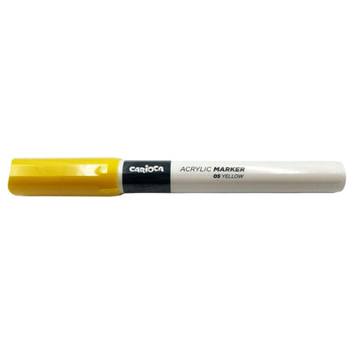 Marcatore Acrilico a Base Acqua Giallo Carioca Plus 2mm