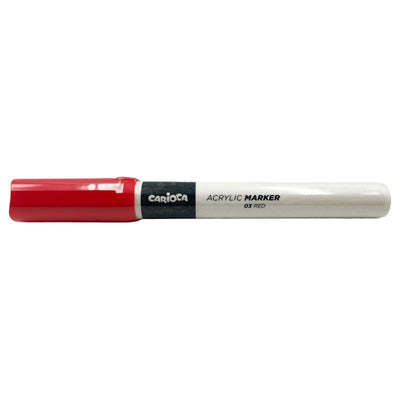 Marcatore Acrilico a Base Acqua Rosso Carioca Plus 2mm
