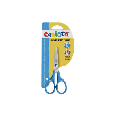Forbici Carioca 13cm punta arrotondata scuola e casa