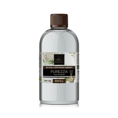 RICARICA DIFFUSORE AMBIENTE - SENSAZIONI 500ml - PUREZZA - TALCO PREGIATO