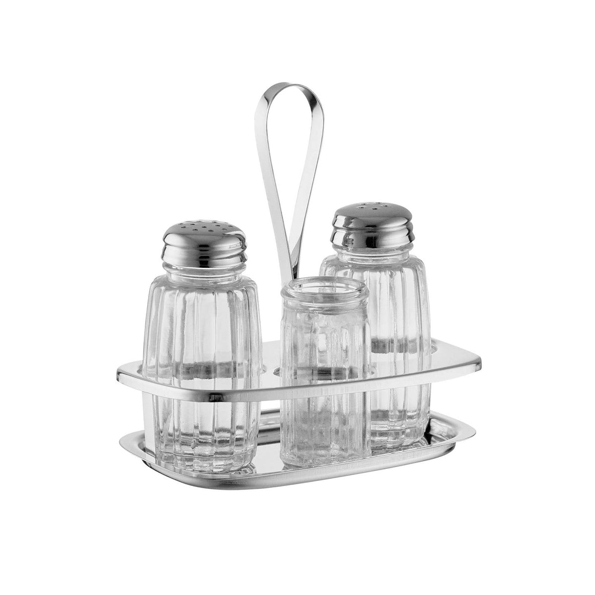 MEC Saliera in Acciaio Inox 3 Pezzi