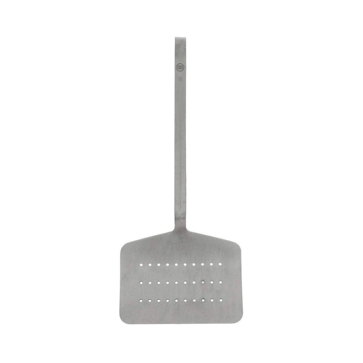 Paderno Paletta Pesce Rettangolare Inox 17x12 cm Manico 28 cm