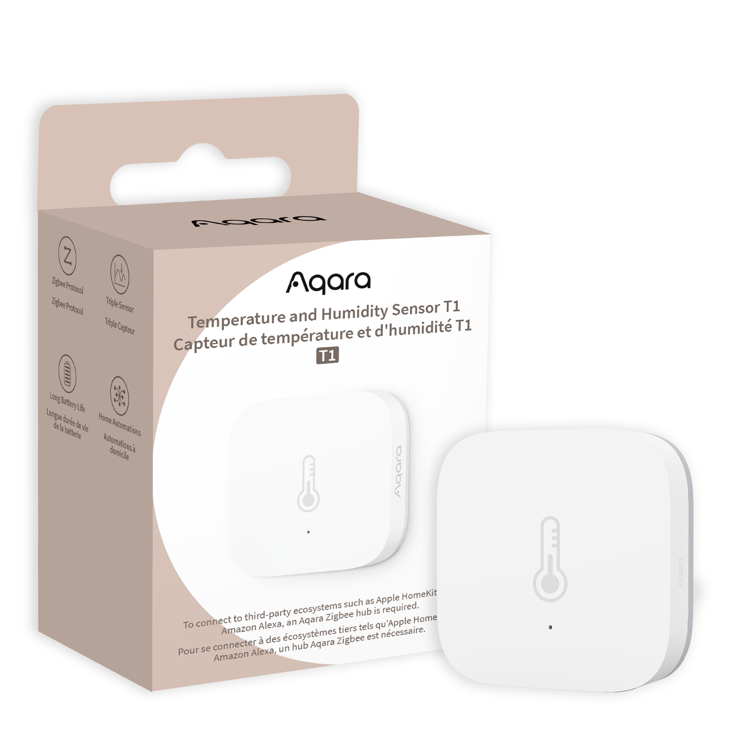 Aqara Sensore di Temperatura e Umidità T1 ZIgbee