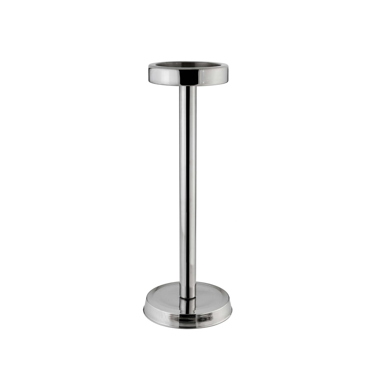 Colonna Portasecchiello Champagne in Acciaio Inox H 68 cm