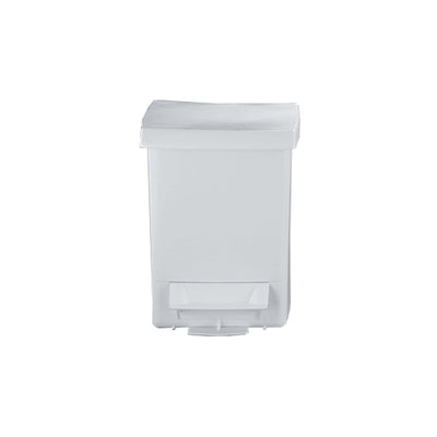 Bidone Bagno con Pedale in Plastica 6 Litri Bianco