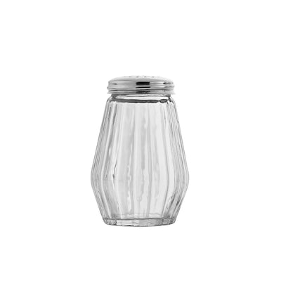 Spargicacao in Vetro con Capsula in Acciaio Inox Ø 7,5 cm H 12 cm