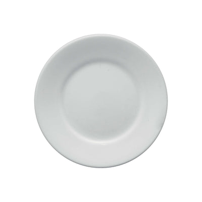 Saturnia Tivoli Piatto Piano Porcellana Bianca Ø 23,5 cm 12 Pezzi