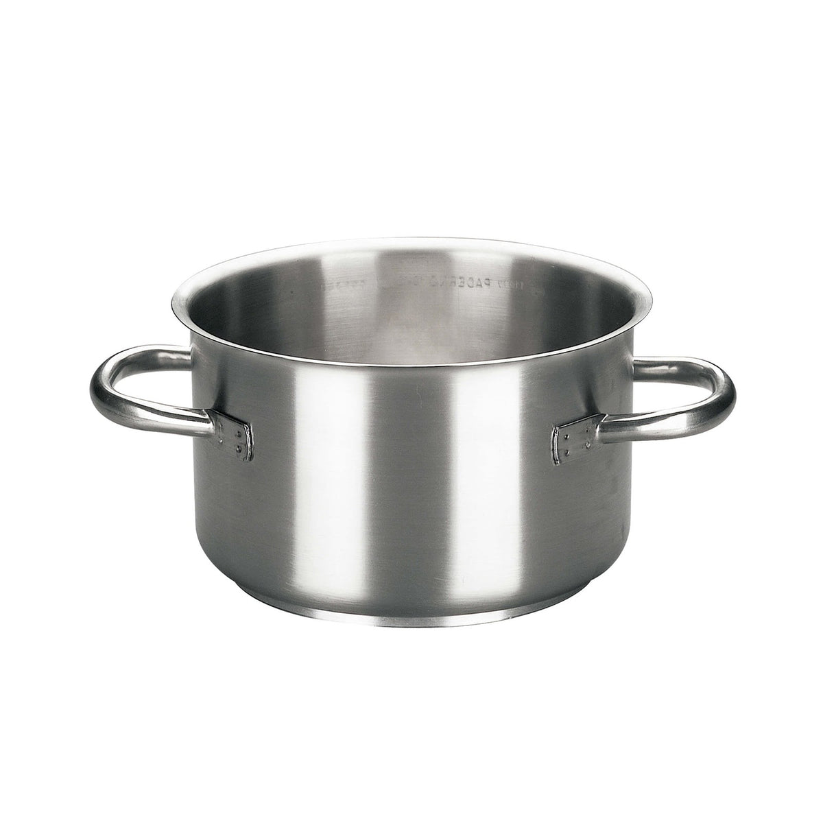 Paderno Serie 1000 Casseruola Alta 2 Manici Acciaio Inox Ø 24 cm 6,5 Litri