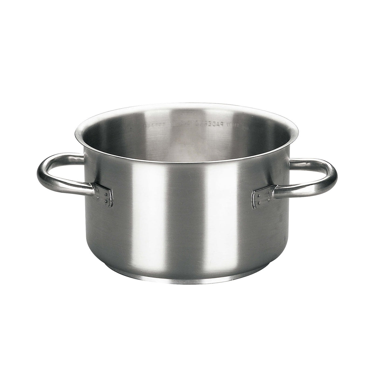 Paderno Serie 1000 Casseruola Alta 2 Manici Acciaio Inox Ø 28 cm 10,8 Litri