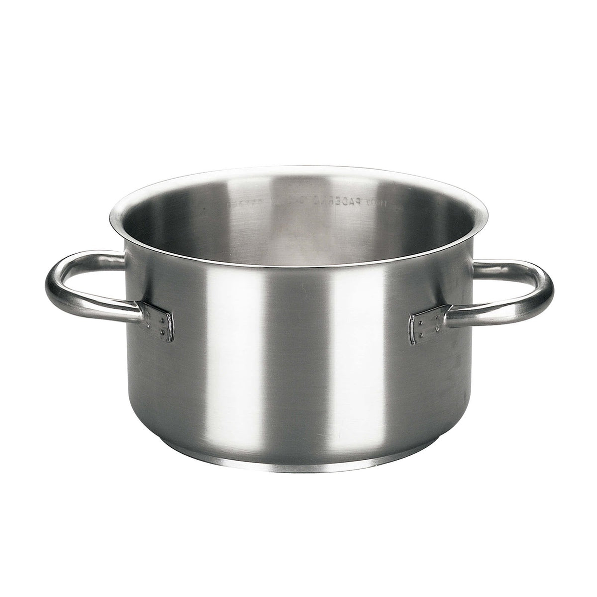 Paderno Serie 1000 Casseruola Alta 2 Manici Acciaio Inox Ø 36 cm 22 Litri