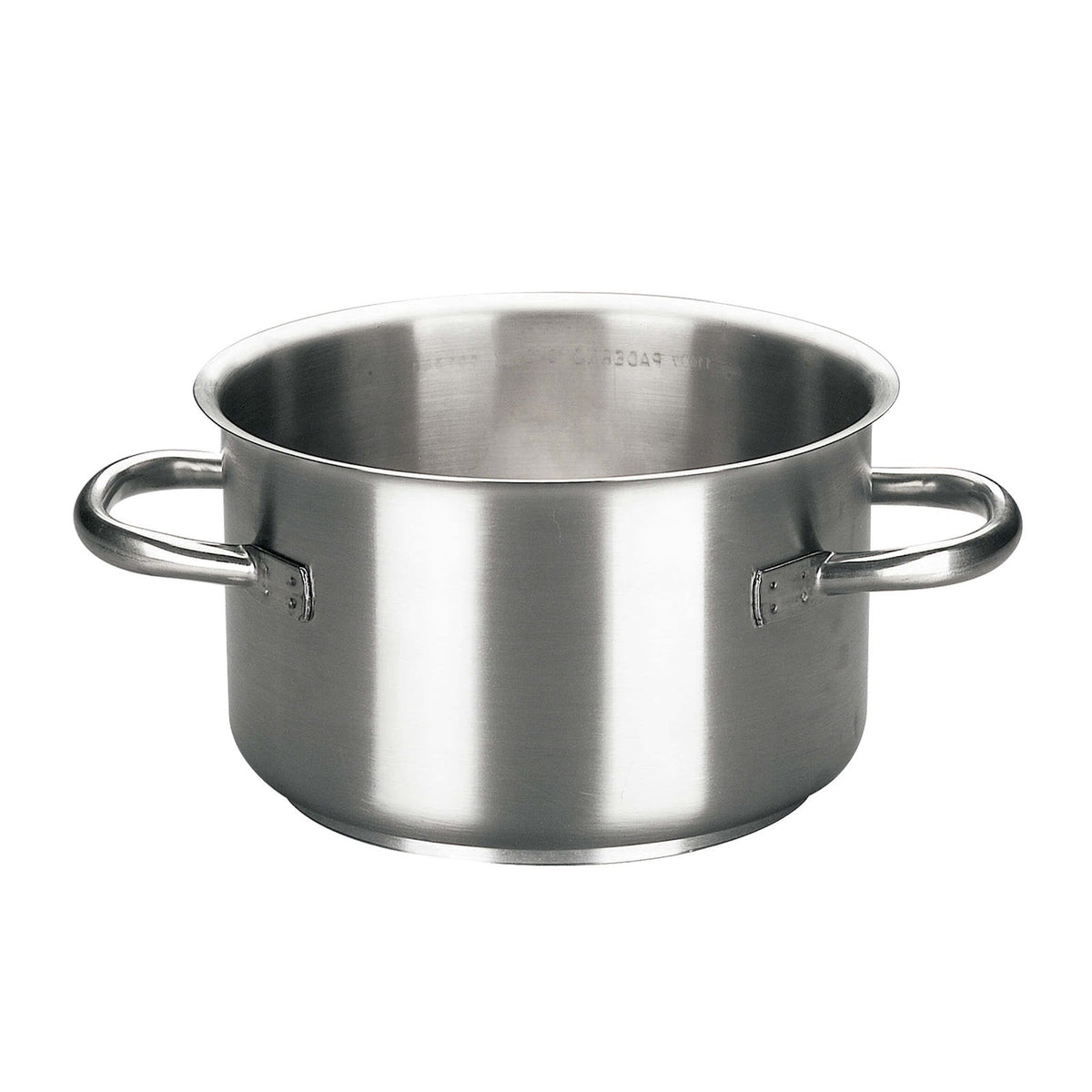 Paderno Serie 1000 Casseruola Alta 2 Manici Acciaio Inox Ø 40 cm 30,8 Litri