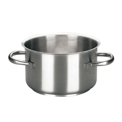 Paderno Serie 1000 Casseruola Alta 2 Manici Acciaio Inox Ø 40 cm 30,8 Litri