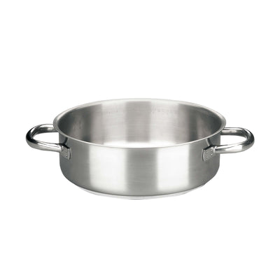 Paderno Serie 1000 Casseruola Bassa 2 Manici Acciaio Inox Ø 28 cm 5,8 Litri