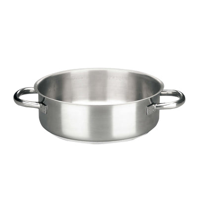 Paderno Serie 1000 Casseruola Bassa 2 Manici Acciaio Inox Ø 40 cm 18 Litri