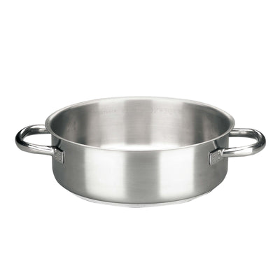 Paderno Serie 1000 Casseruola Bassa 2 Manici Acciaio Inox Ø 45 cm 24,6 Litri