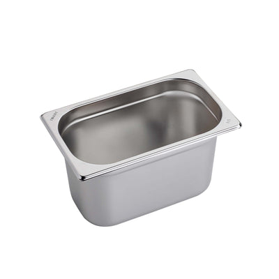 Bacinella Gastronorm GN 1/4 Inox AISI 304 H 15 cm 4 L
