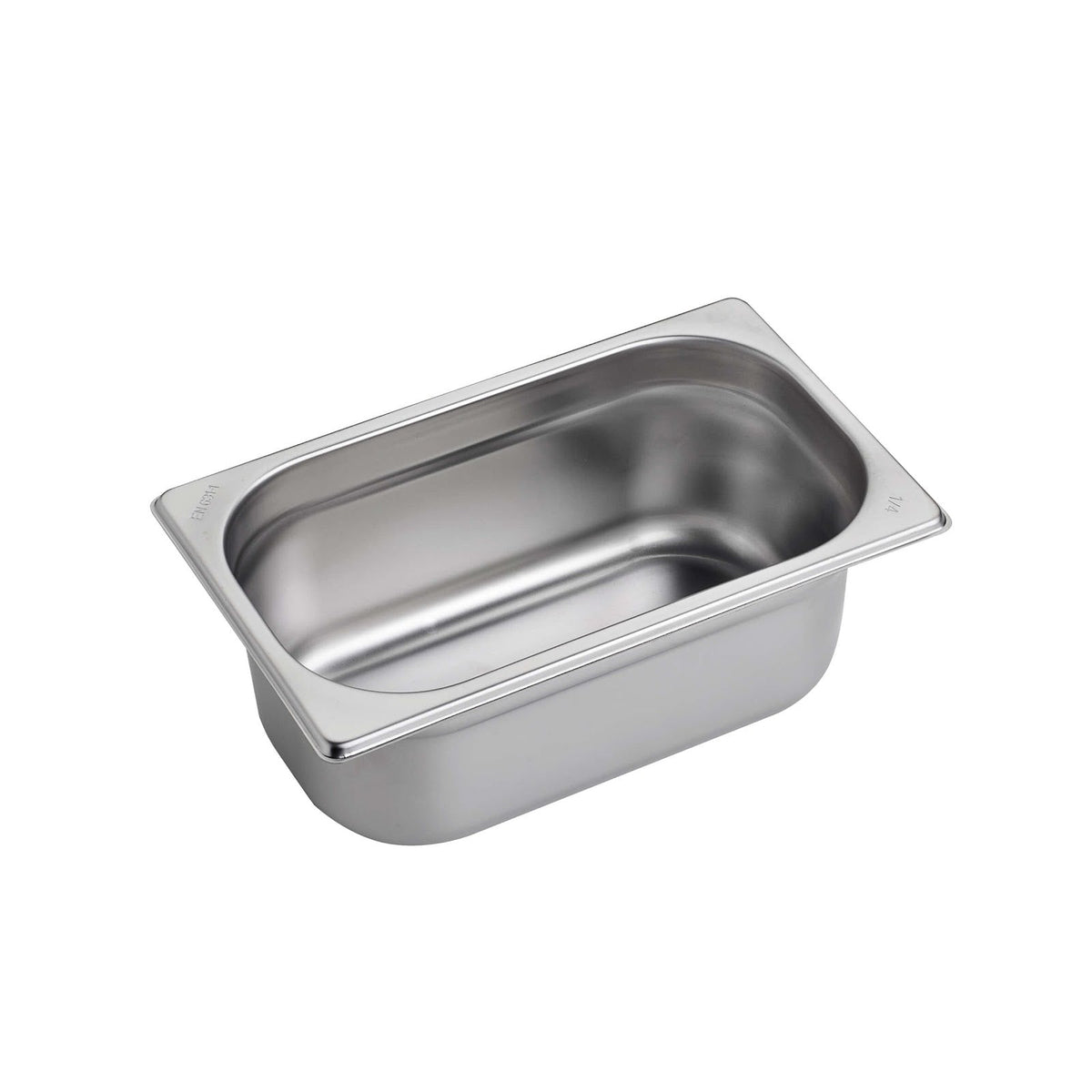 Bacinella Gastronorm GN 1/4 Inox AISI 304 H 10 cm 2,8 L