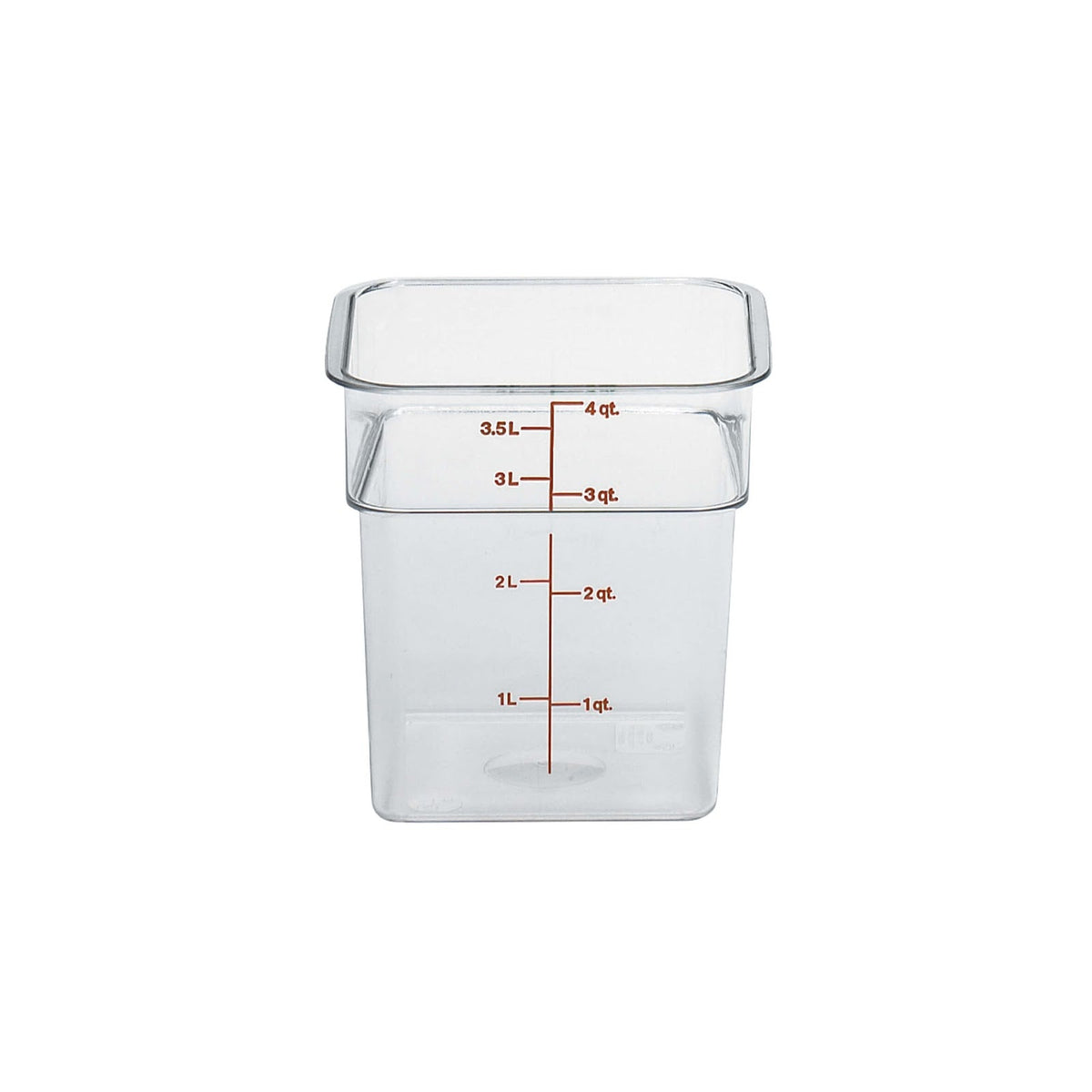 Cambro Contenitore Quadrato per Alimenti 3,8 Litri