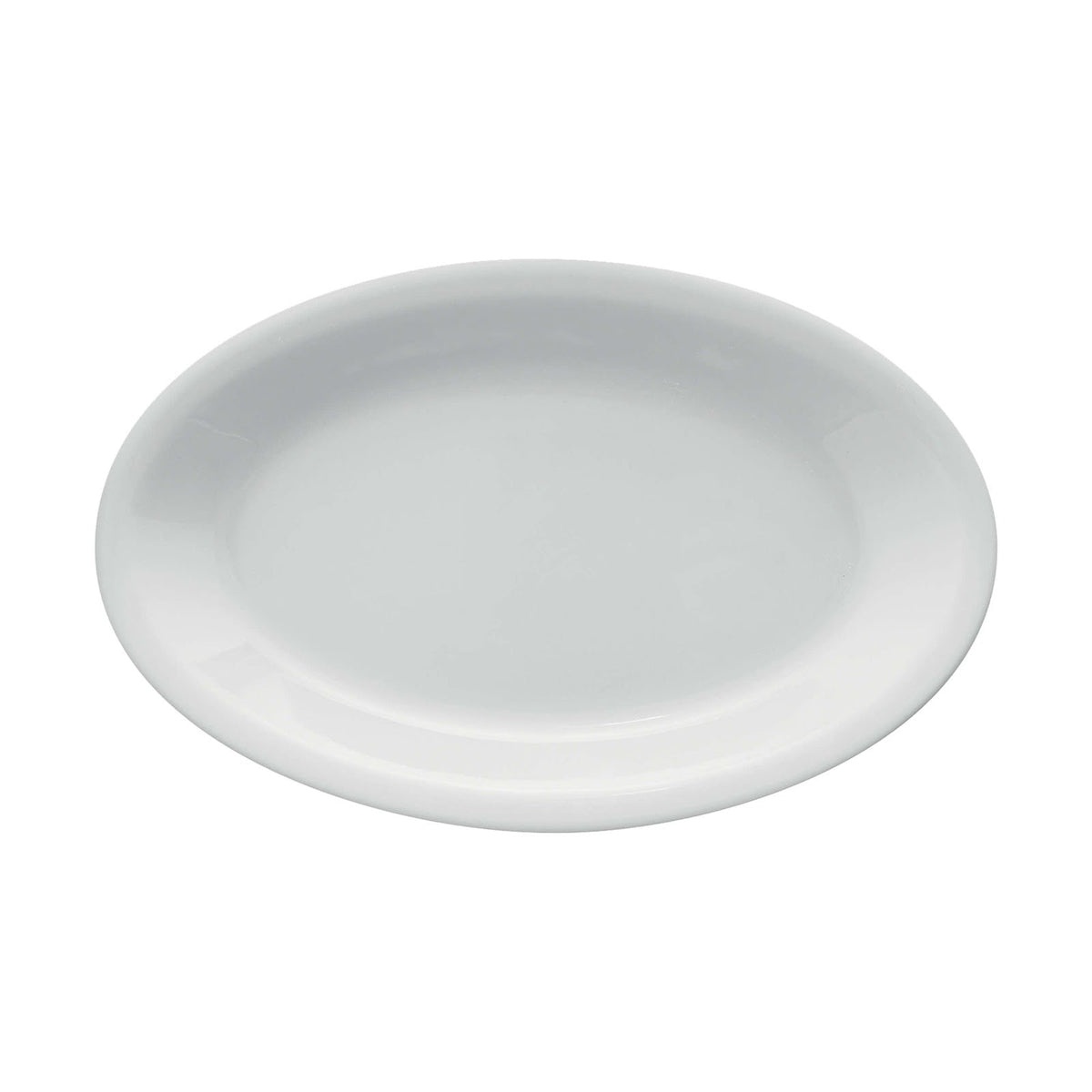 Saturnia Roma Vassoio Ovale Porcellana Bianca 32x19,6 cm 10 Pezzi
