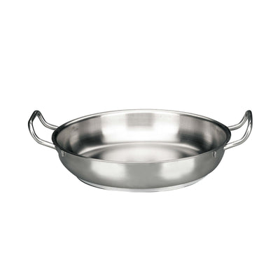 Paderno Serie 1000 Tegame 2 Manici Inox 24 cm H 5 cm
