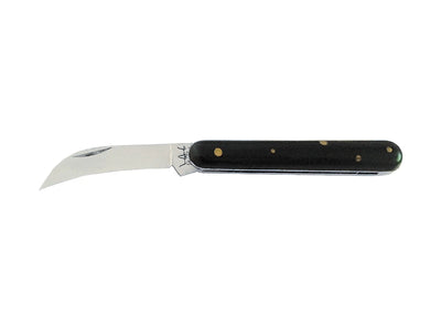 Coltello da innesto falcetta Due Buoi manico plastica lama 5,5 cm carbon steel Made in Italy