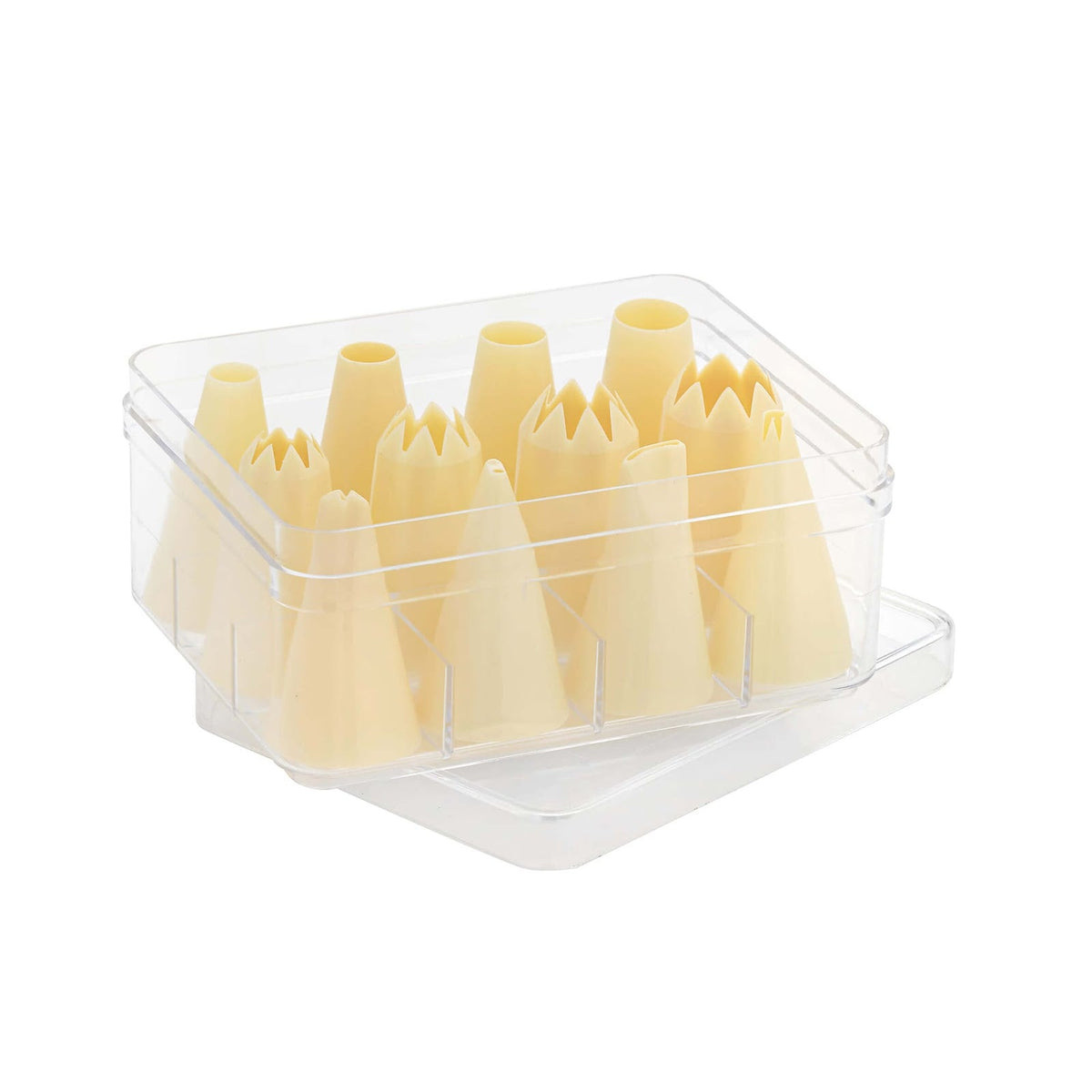 Scatola 12 Bocchette per Decorare in Plastica Assortite N. 11-17