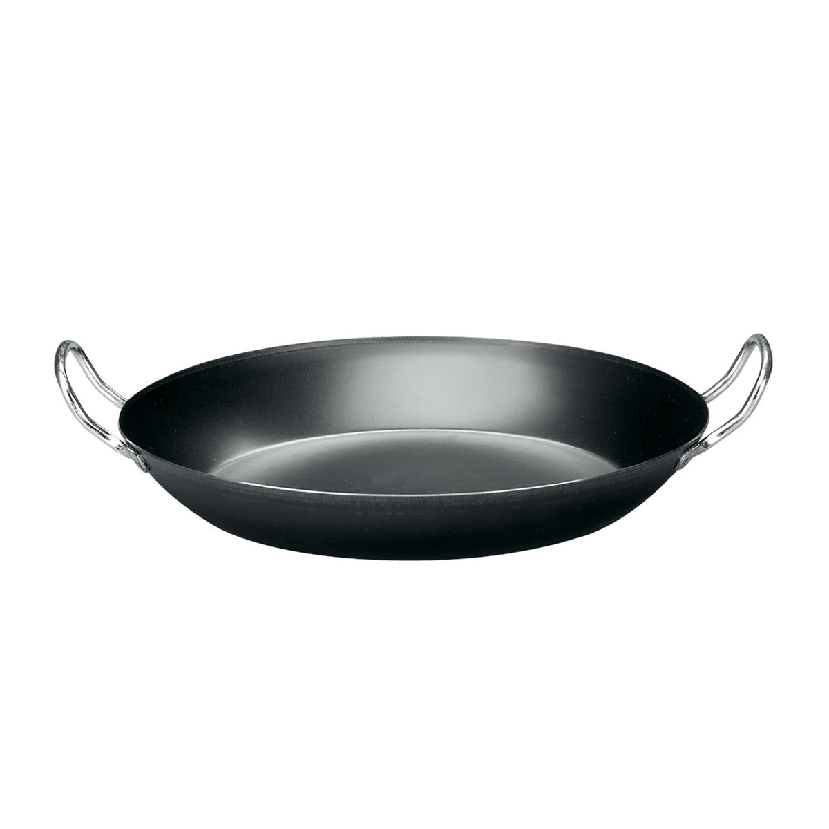 Paderno Paellera in Ferro 2 Manici per Induzione 34 cm