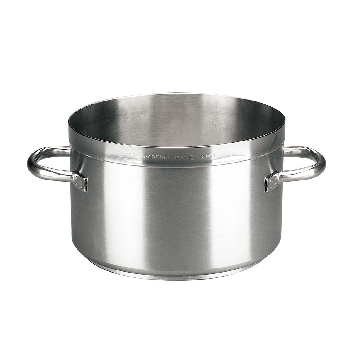 Paderno Serie 1100 Casseruola Alta 2 Manici Inox 32 cm 15,7 Litri