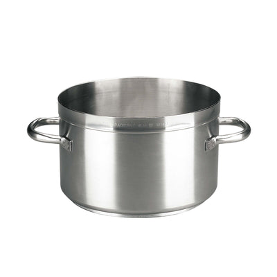 Paderno Serie 1100 Casseruola Alta 2 Manici Acciaio Inox Ø 24 cm 6,5 Litri