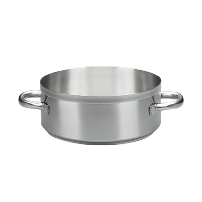 Paderno Serie 1100 Casseruola Bassa 2 Manici Acciaio Inox Ø 28 cm 6,7 Litri