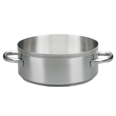 Paderno Serie 1100 Casseruola Bassa 2 Manici in Acciaio Inox Ø 50 cm 37 Litri