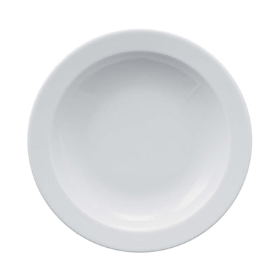 Lubiana America Piatto Fondo in Porcellana Bianca Ø 21 cm 6 Pezzi